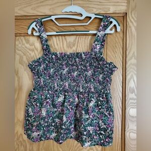 Reitman’s floral babydoll tank top